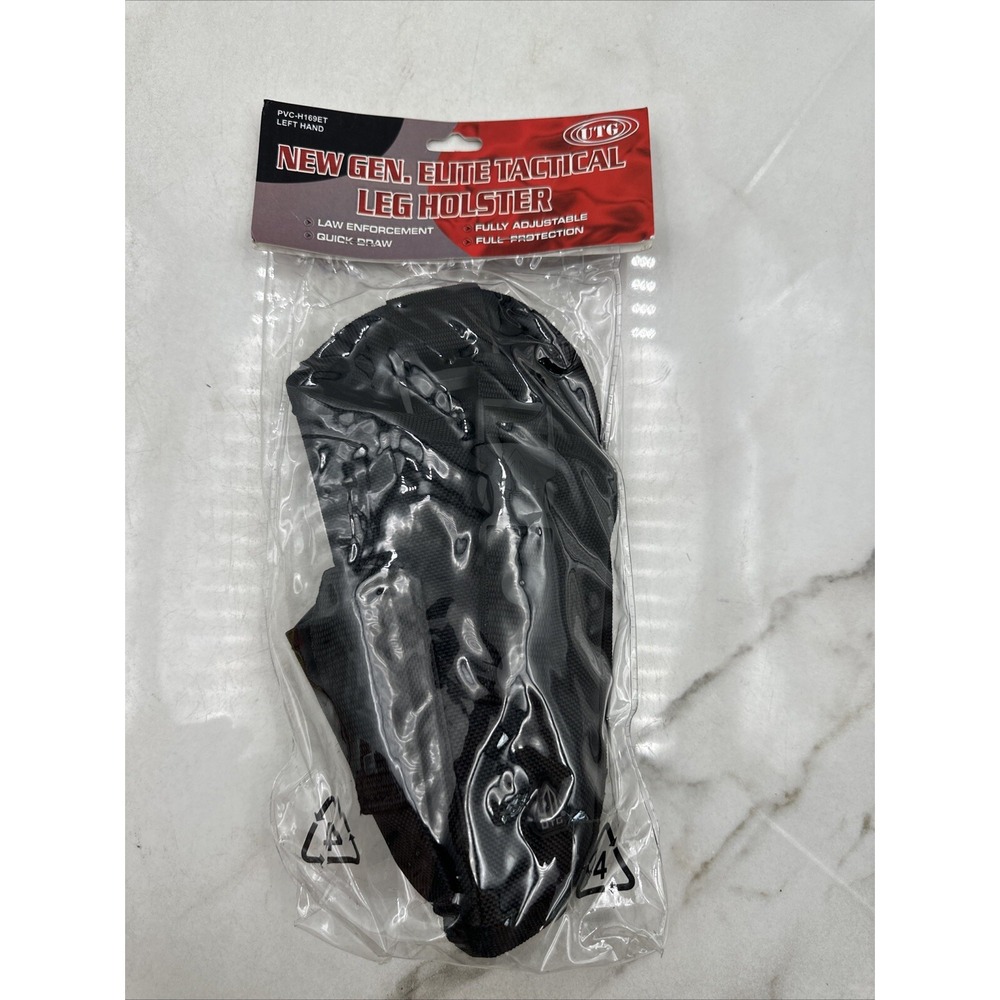 UTG Elite Tactical Leg Holster for Most Medium Frame Pistols Left Hand Black LHD